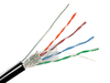 Кабель Optimus FTP-5e 4x2x0.51 Cu (outdoor) с тросом 305м - картинка 1