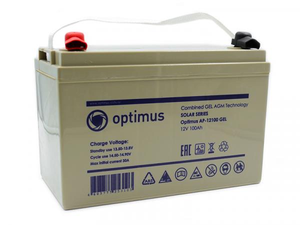 Аккумуляторная батарея Optimus AP-12100 GEL - картинка 1